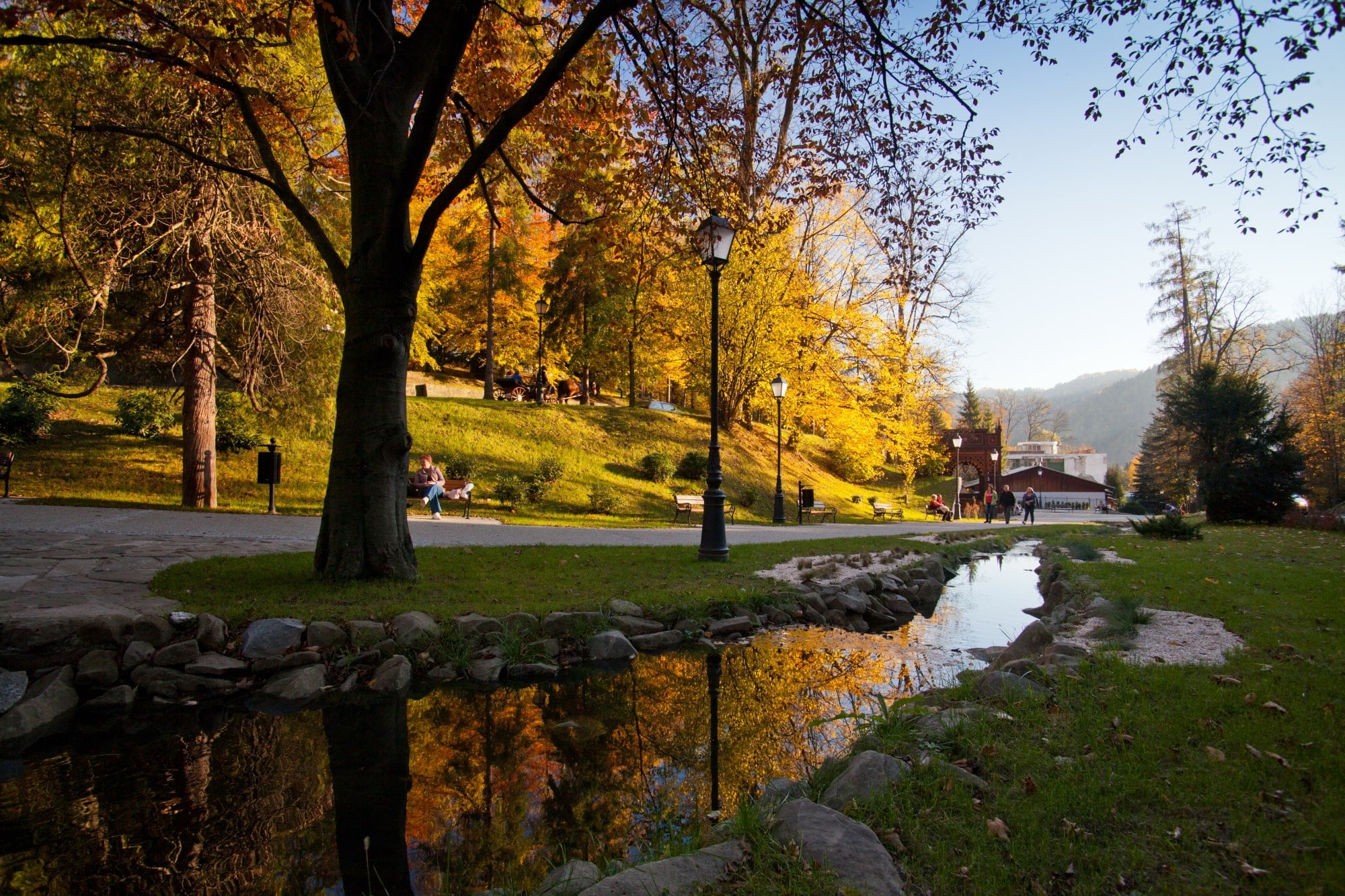 Park zdrojowy w Szczawnicy